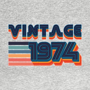 Vintage 1974 - Birthyear T-Shirt